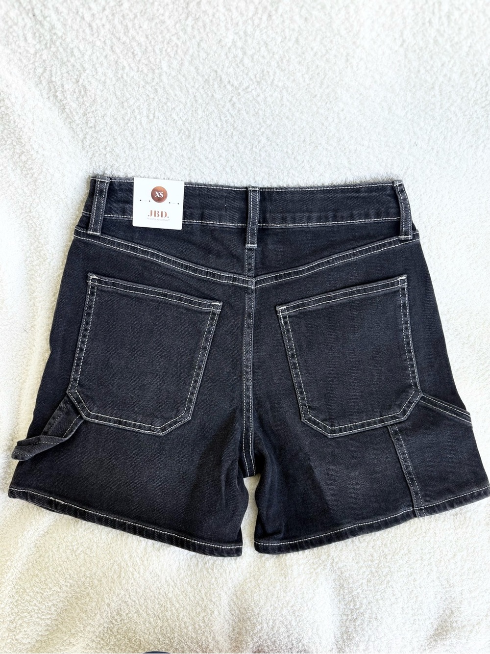 High Rise Utility Short - Washed Black - Picture 10 of 10